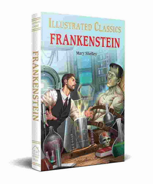 Frankenstein : Illustrated Abridged Children Classic English Novel With Review Questions (Hardback)