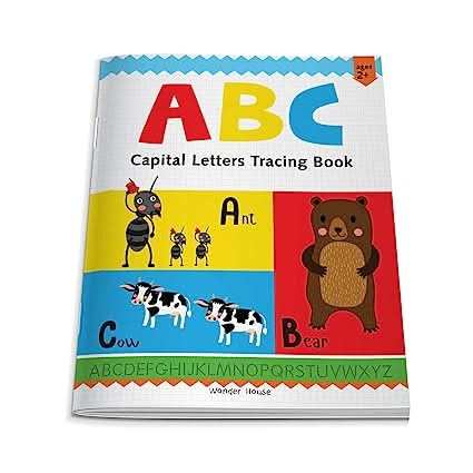 Preschool Activity Book - Abc - Capital Letters Tracing Book For Kids