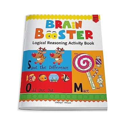 Preschool Activity Book - Brain Booster - Logical Reasoning Activity Book For Kids