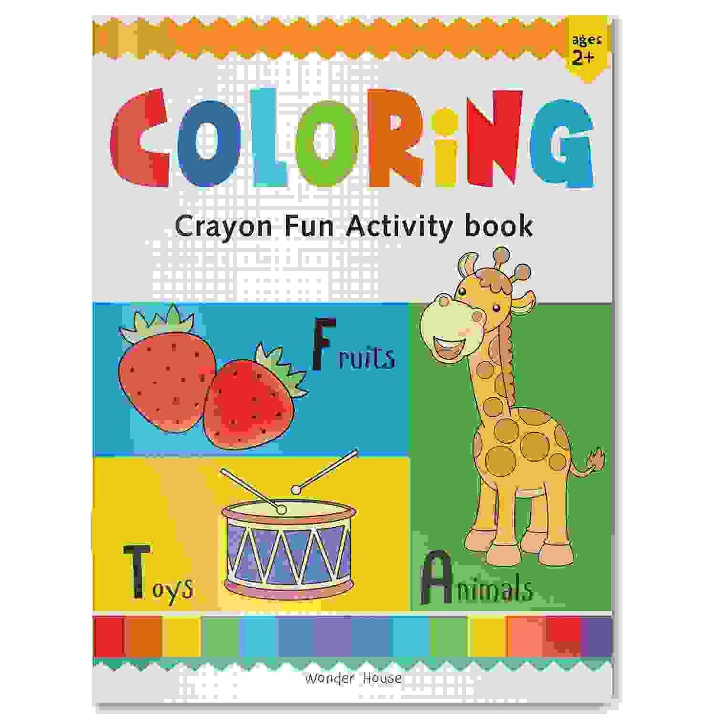 Preschool Activity Book: Coloring - Crayon Fun Activity Book For Kids
