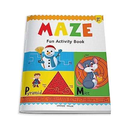 Preschool Activity Book - Maze - Fun Activity Book For Kids