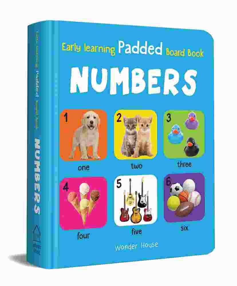 Early Learning Padded Book Of Numbers  : Padded Board Books For Children