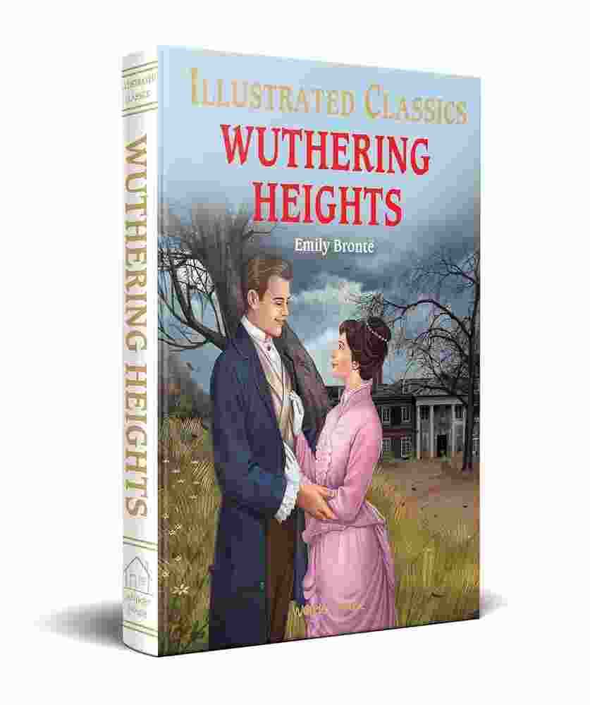 Wuthering Heights: Illustrated Abridged Children Classic English Novel With Review Questions (Hardba