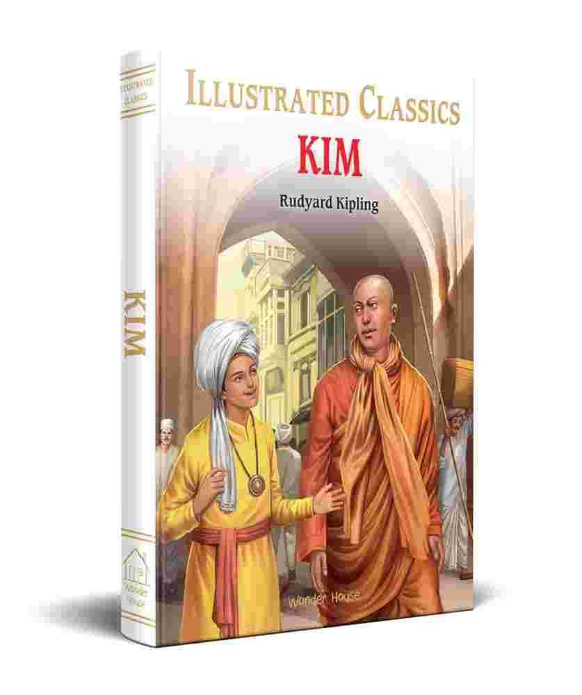 Kim : Illustrated Abridged Children Classic English Novel With Review Questions (Hardback)