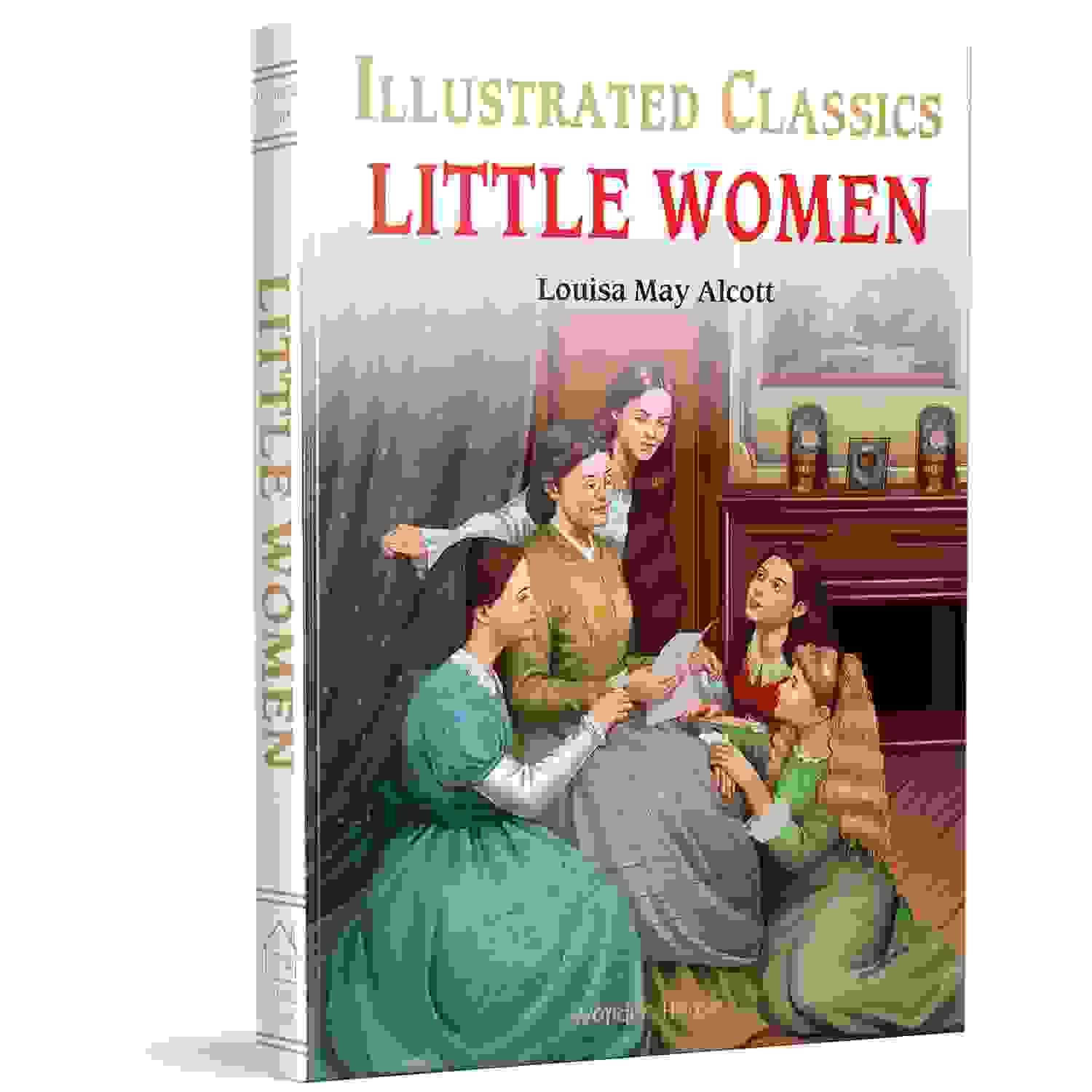 Little Women : Illustrated Abridged Children Classic English Novel With Review Questions (Hardback)