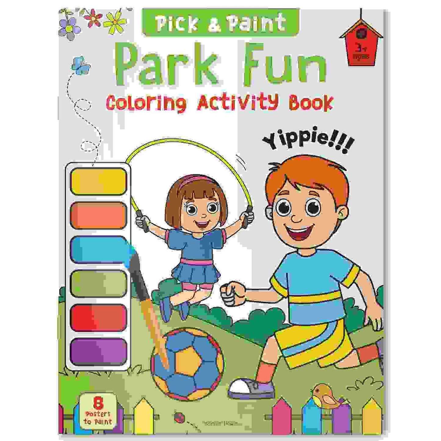 Pick And Paint Coloring Activity Book�For Kids: Park Fun
