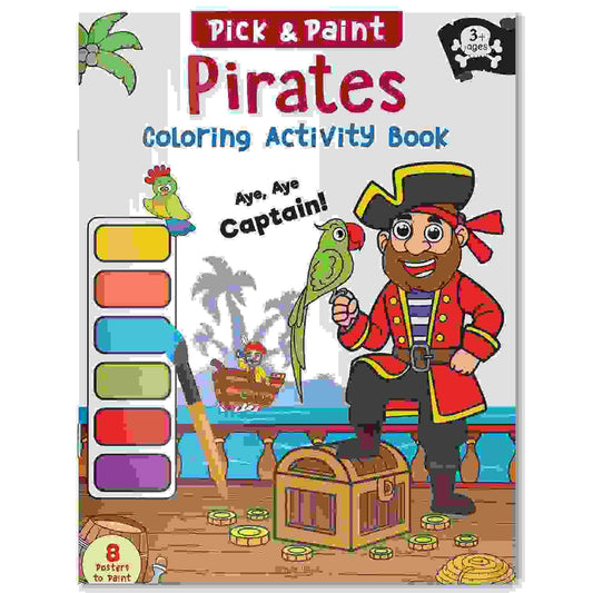 Pick And Paint Coloring Activity Book�For Kids: Pirates