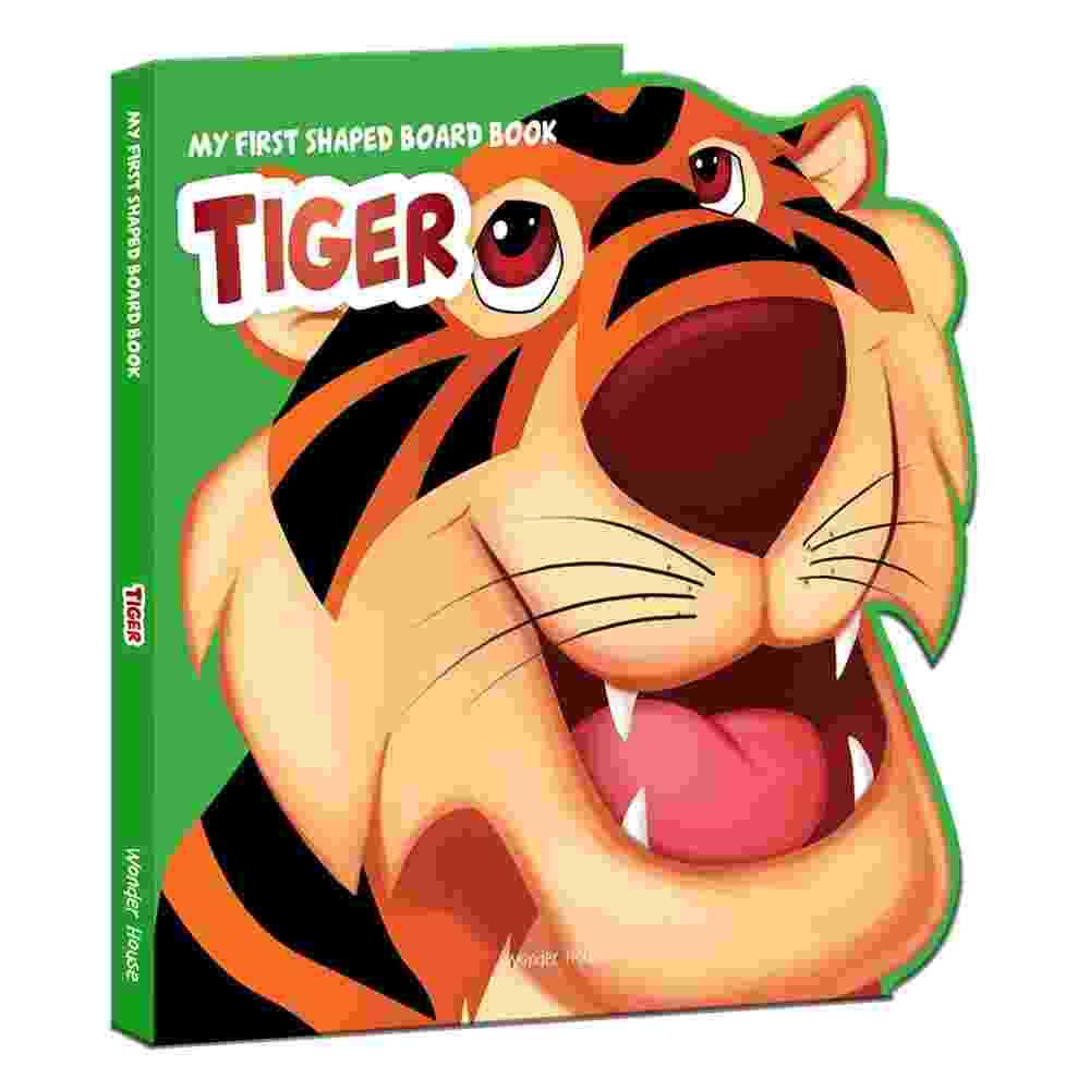 My�First�Shaped Board Book�- Tiger, Die-Cut Animals, Picture Book For Children