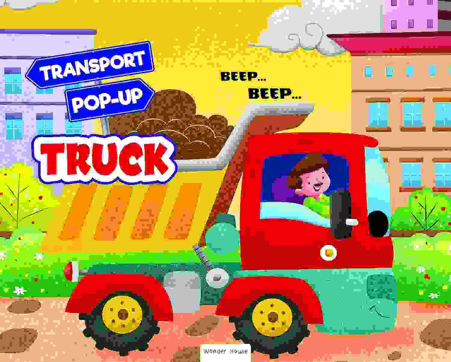 Pop-Up Transport - Truck - Gorgeously Illustrated Pop-Up Book For Children - Learn About The World O