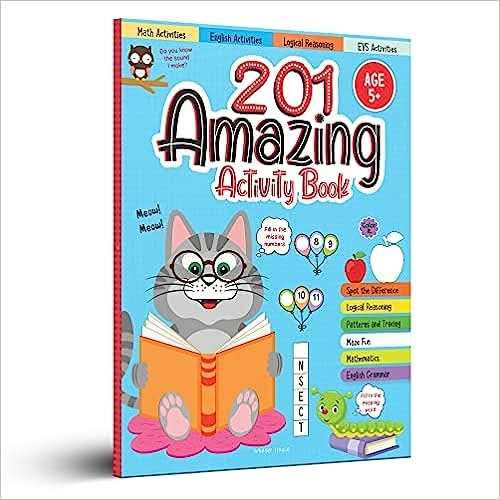 201 Amazing Activity Book - Fun Activities And Puzzles For Children - Spot The Difference, Logical Re