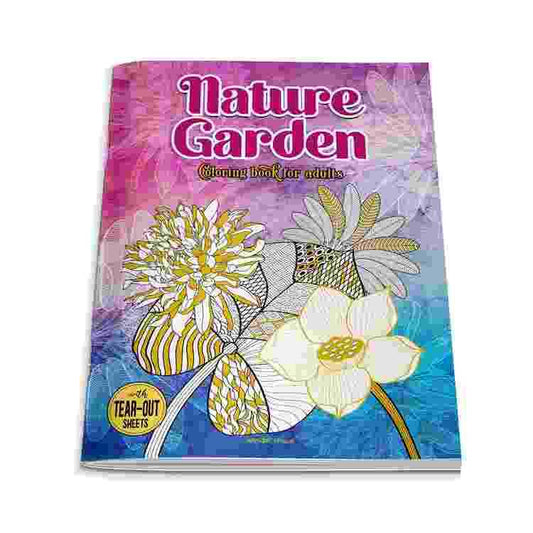 Nature Garden Coloring Book For Adults