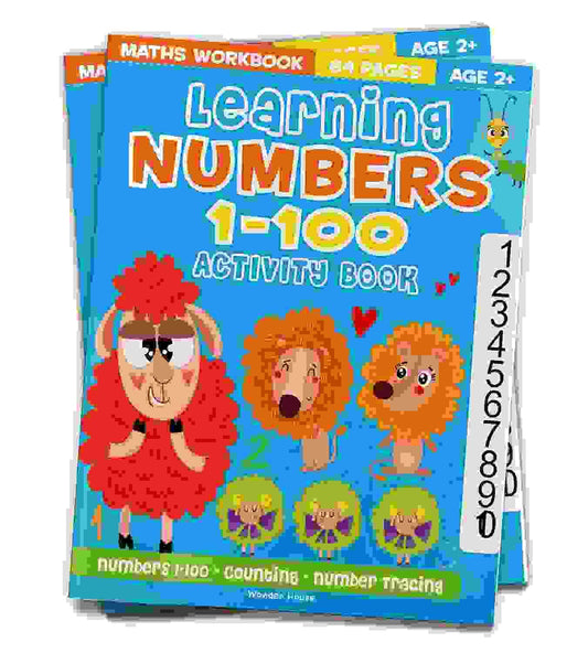 Learning Numbers 1-100 Activity Book: Fun Early Learning And Interactive Book For Children