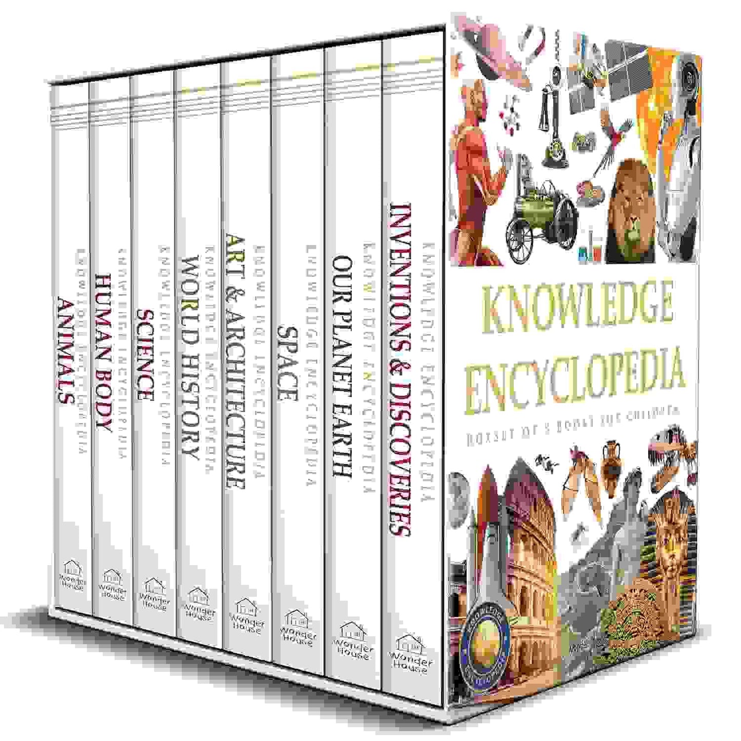 Knowledge Encyclopedia - Boxset Of 8 Books For Children
