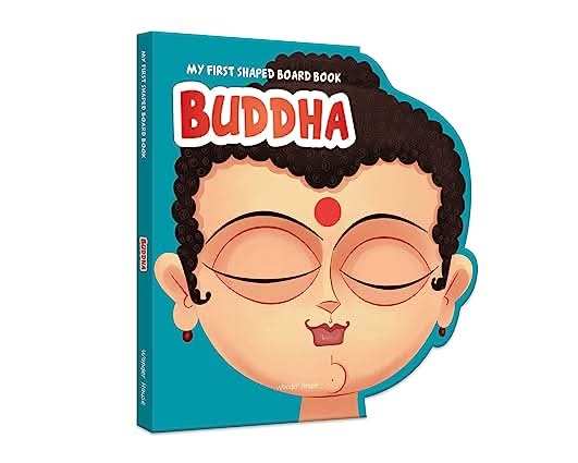 My First Shaped Board Book - Illustrated Buddha Hindu Mythology Picture Book For Kids Age 2+