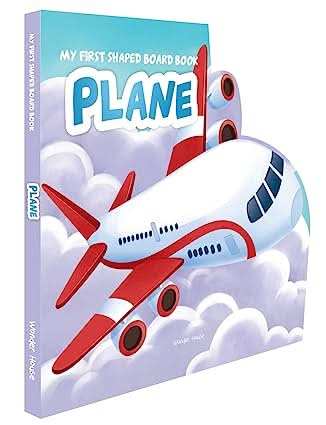 My First Shaped Board Books For Children - Transport - Airplane