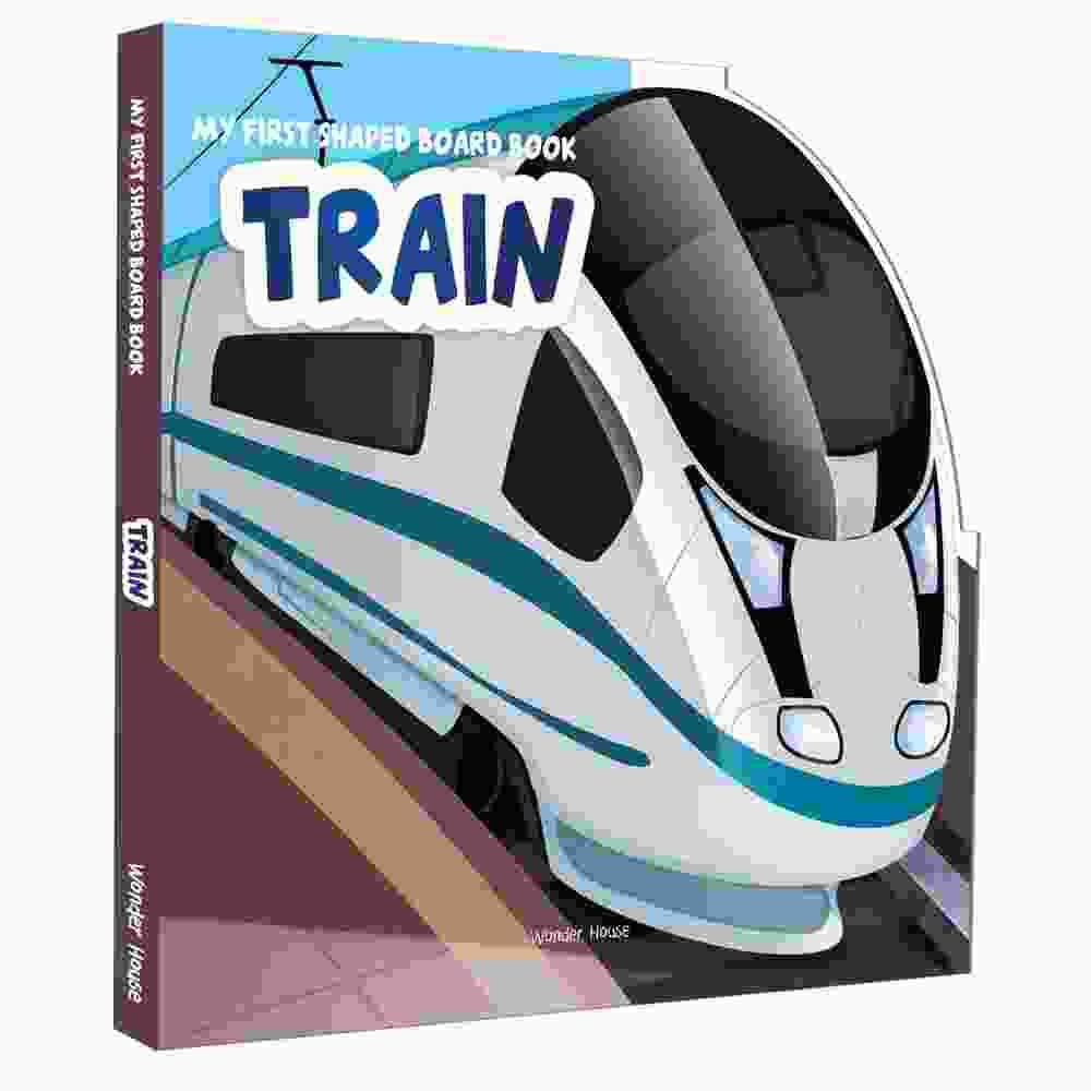 My First Shaped Board Book For Children: Transport - Train