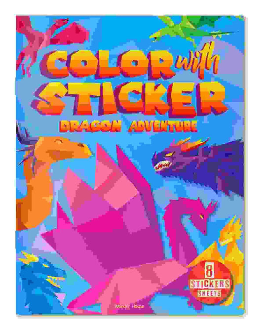 Color With Sticker - Dragon Adventure