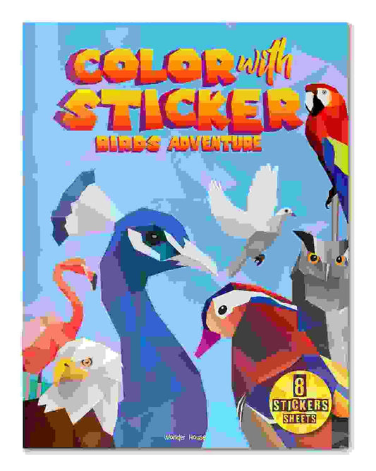 Color With Sticker - Birds Adventure