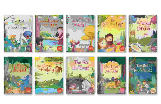 Illustrated Moral Stories (Collection Of 10 Books)