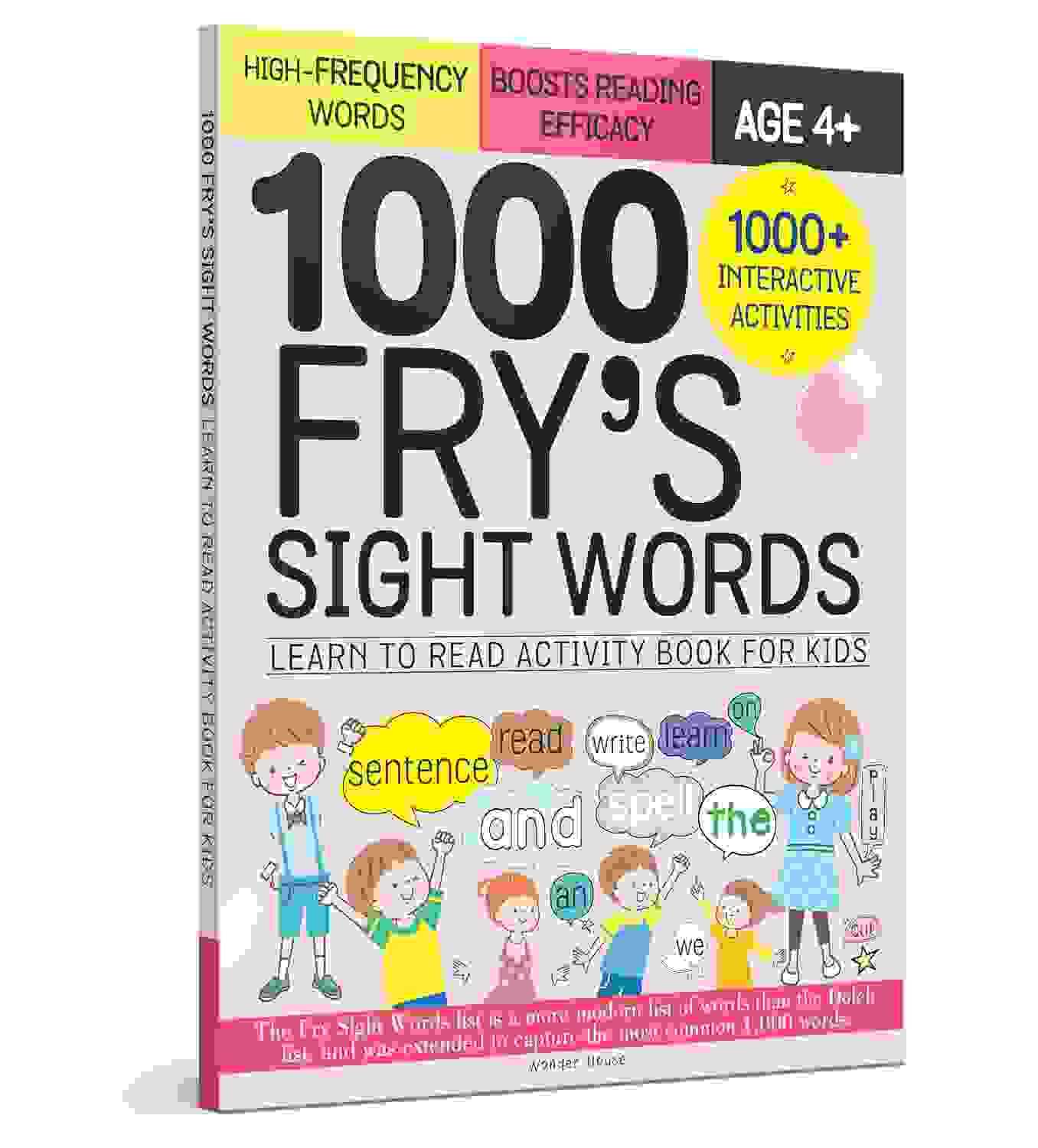 1000 Fry�S Sight Words: Learn To Read Activity Book For Kids