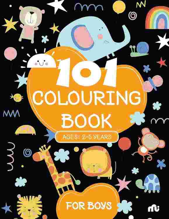 101 Colouring Book For Boys