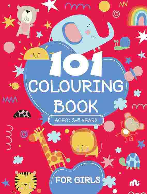 101 Colouring Book For Girls