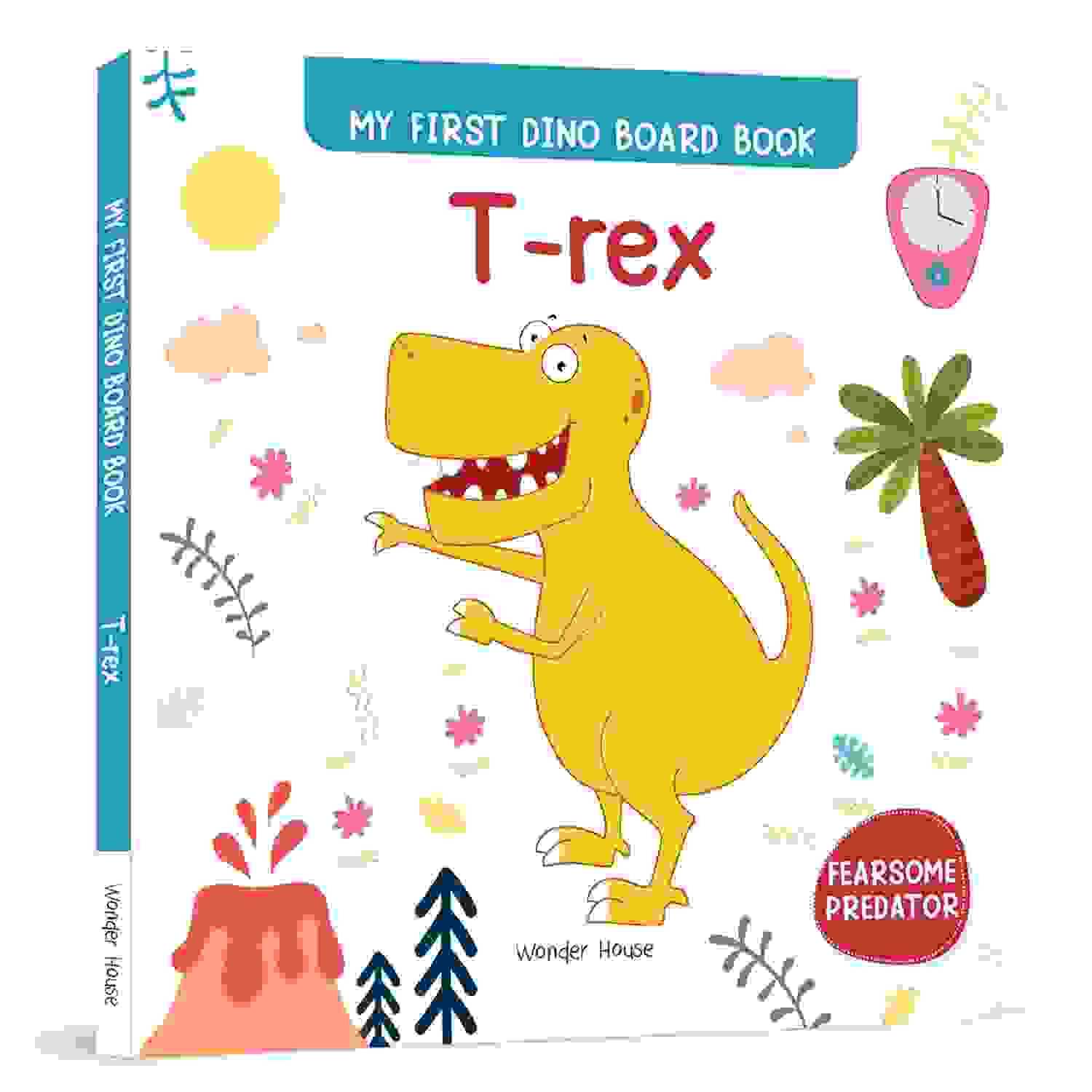 T-Rex : My First Dino Board Book - Illustrated Dino Picture Book For Children