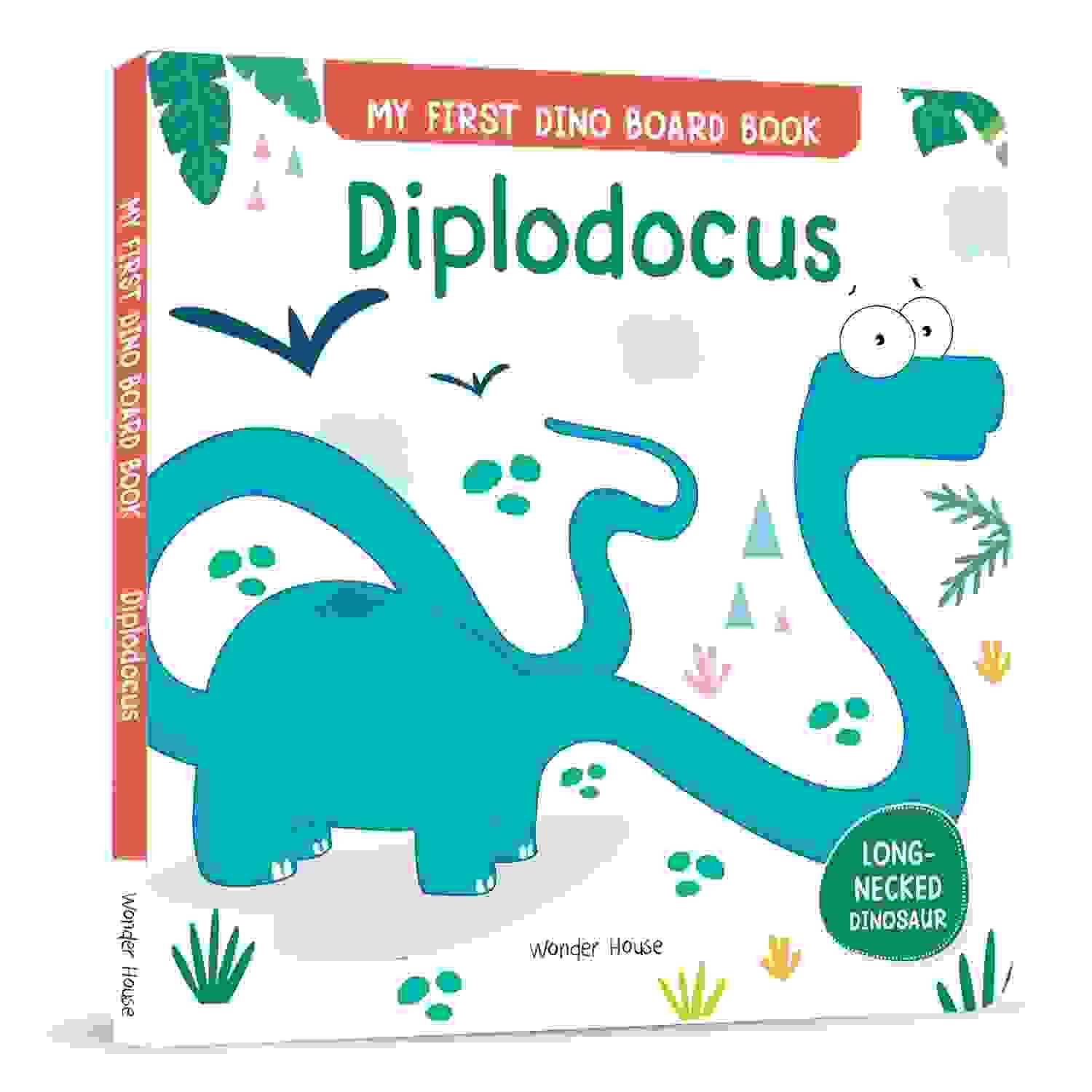 Diplodocus : My First Dino Board Book - Illustrated Dino Picture Book For Children