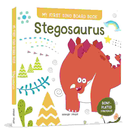 Stegosaurus : My First Dino Board Book - Illustrated Dino Picture Book For Children