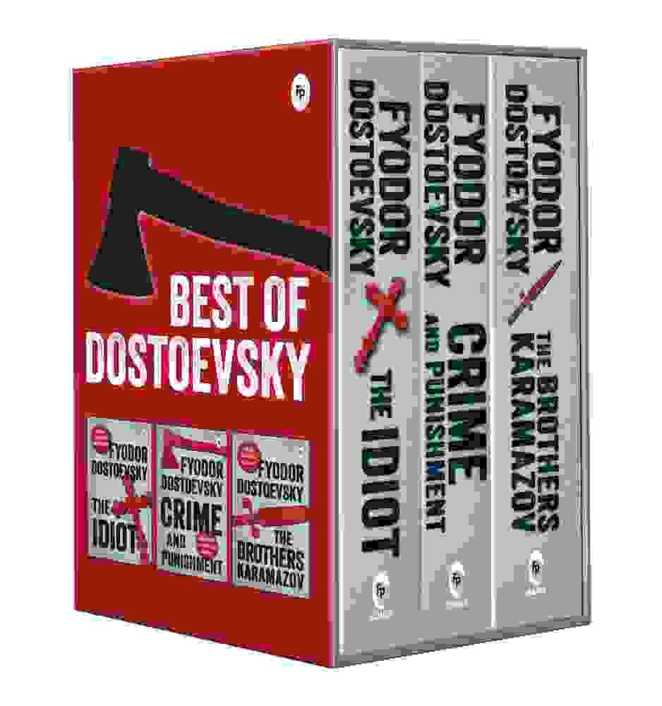 The Best Of Dostoevsky Boxed Set (Crime And Punishment, The Idiot, The Brothers Karamazov)