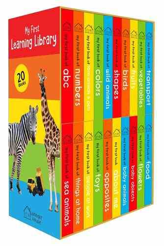 My First Learning Library: Boxset Of 20 Board Books For Kids
