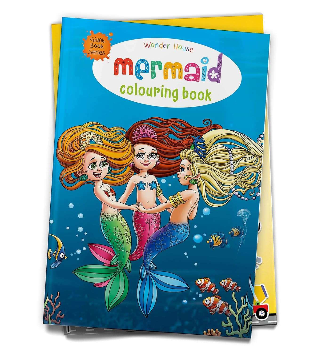 Mermaid Colouring Book (Giant Book Series) - Jumbo Sized Colouring Books