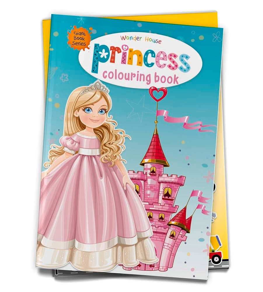 Princess Colouring Book (Giant Book Series) - Jumbo Sized Colouring Books