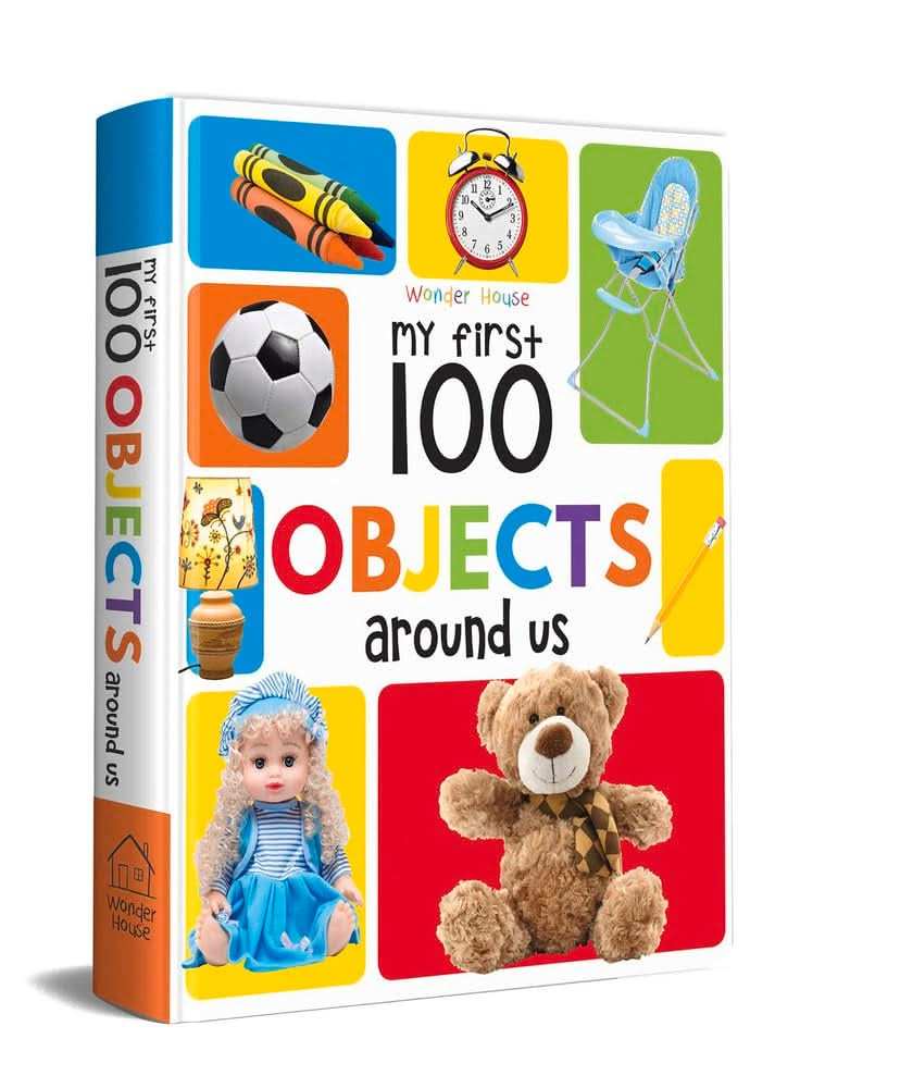 My First 100 Objects Around Us - Padded Board Books