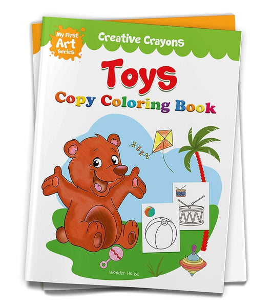 Colouring Book Of Toys - Creative Crayons Series - Crayon Copy Colour Books