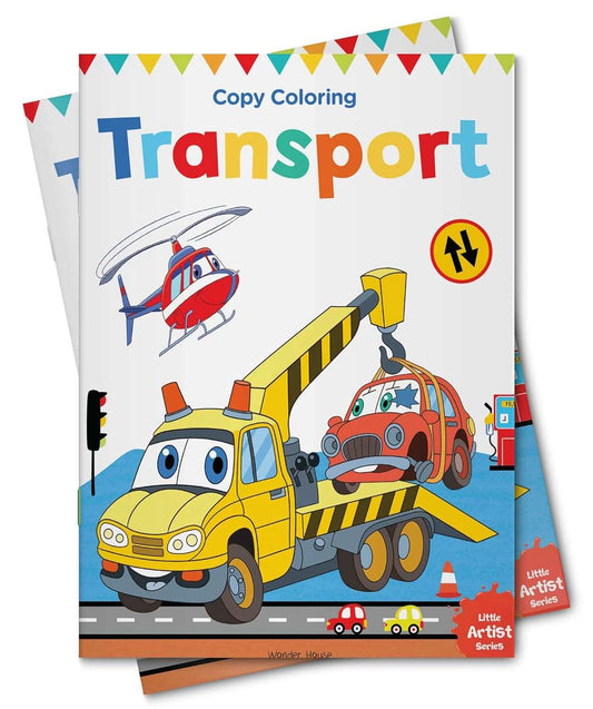 Little Artist Series Transport - Copy Colour Books