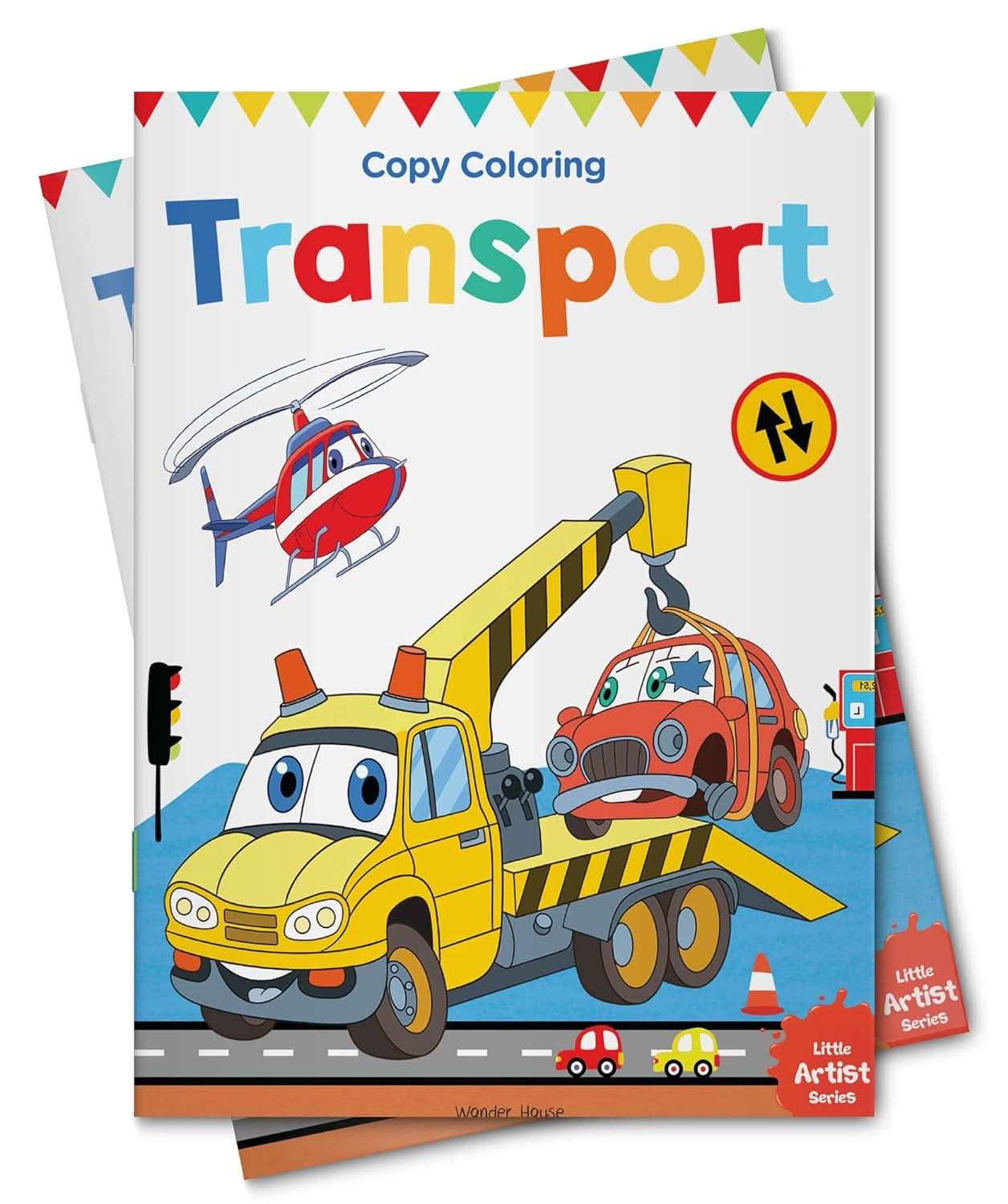 Little Artist Series Transport - Copy Colour Books