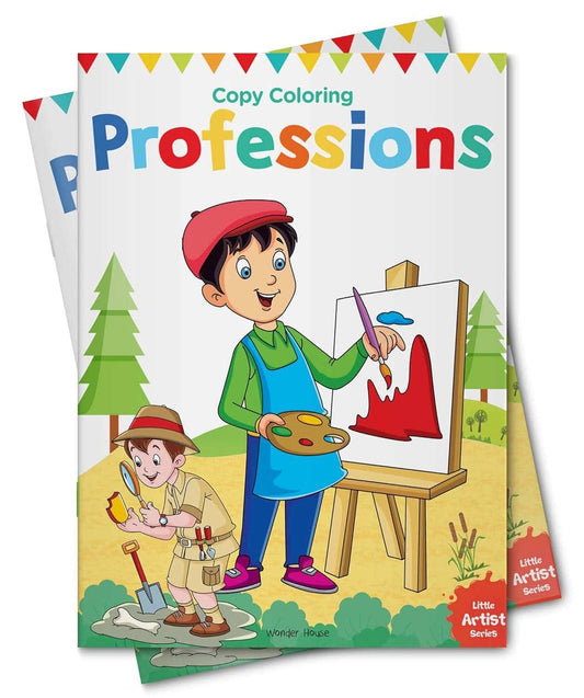 Little Artist Series Professions - Copy Colour Books
