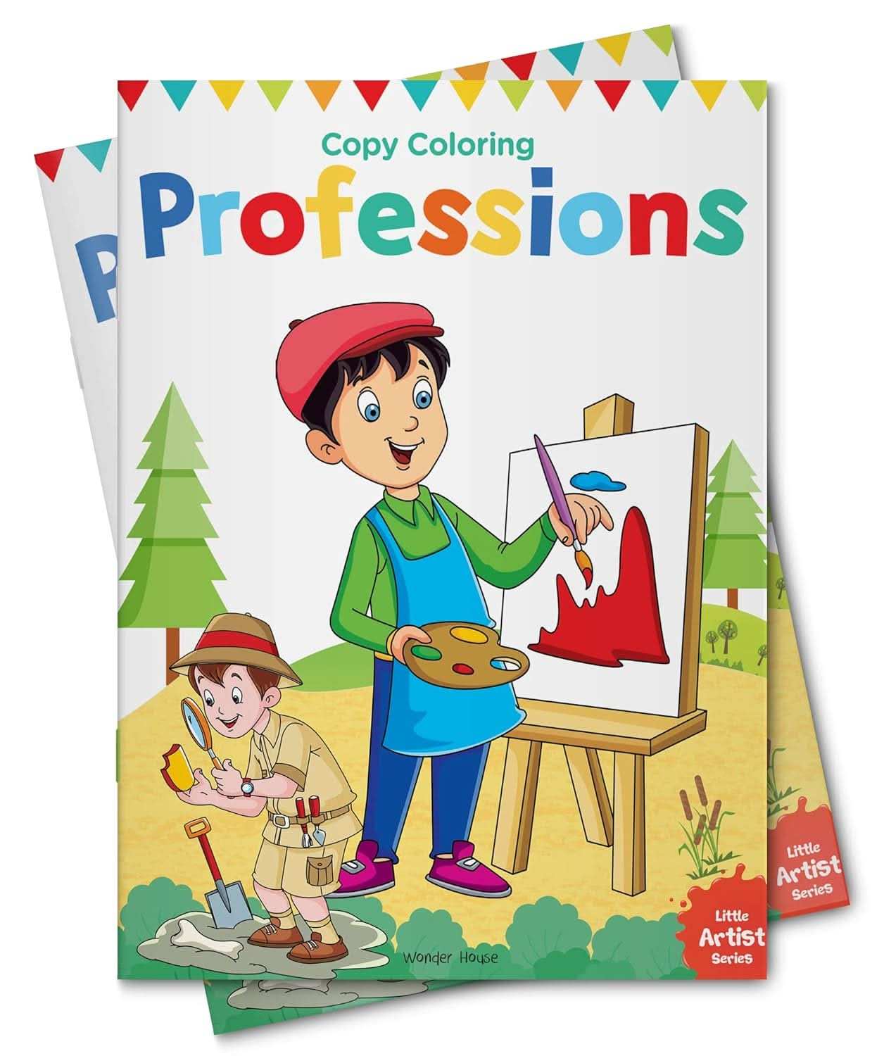 Little Artist Series Professions - Copy Colour Books