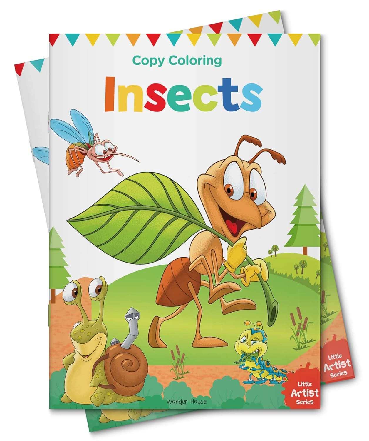 Little Artist Series Insects - Copy Colour Books