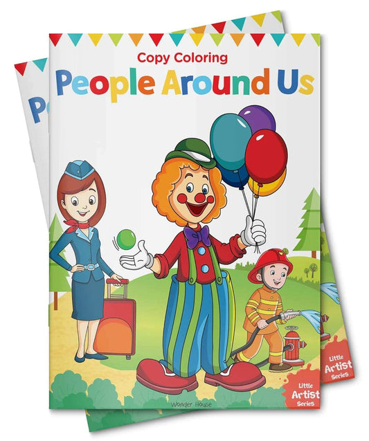 Little Artist Series People Around Us - Copy Colour Books