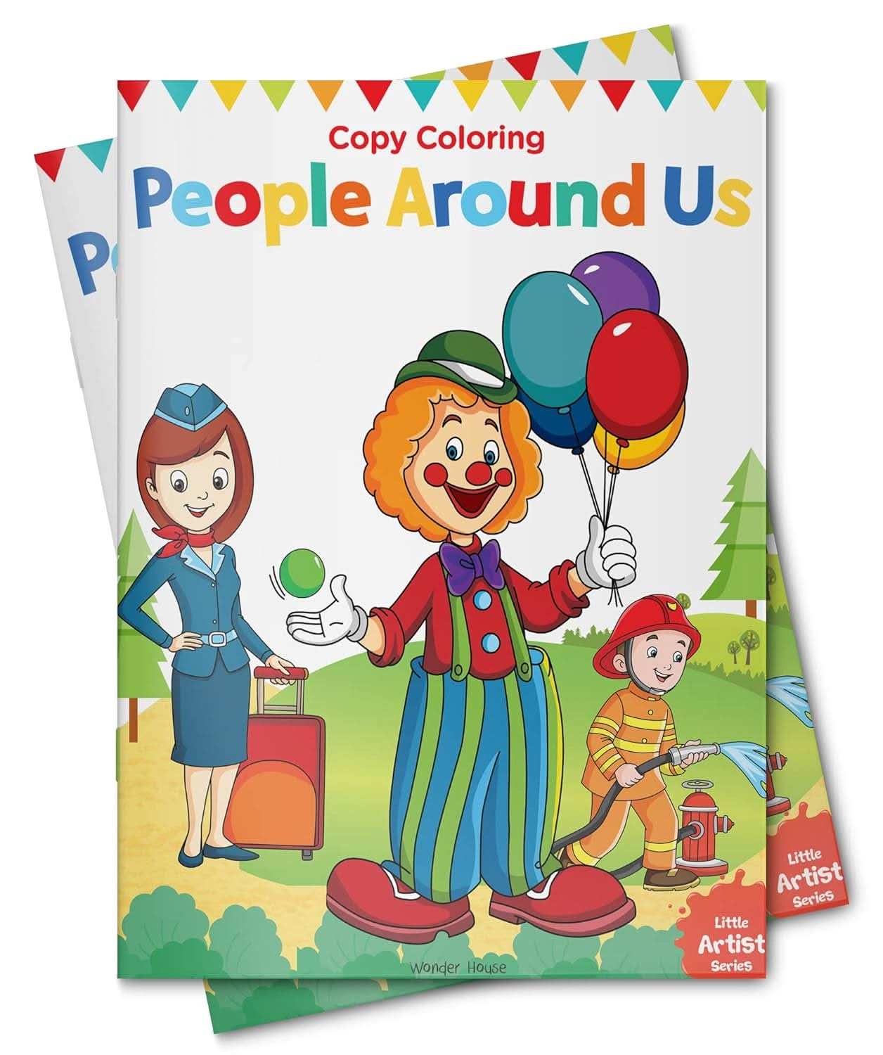 Little Artist Series People Around Us - Copy Colour Books