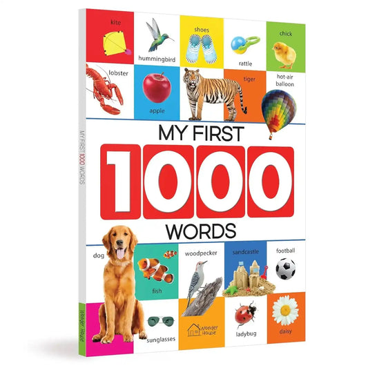 My First 1000 Words - Early Learning Picture Book To Learn Alphabet, Numbers, Shapes And Colours, Tra