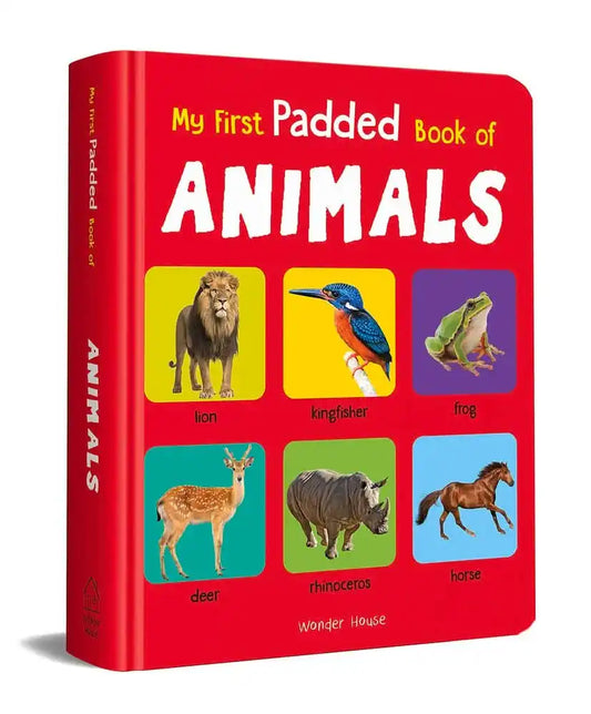 My First Padded Book Of Animals - Early Learning Padded Board Books For Children