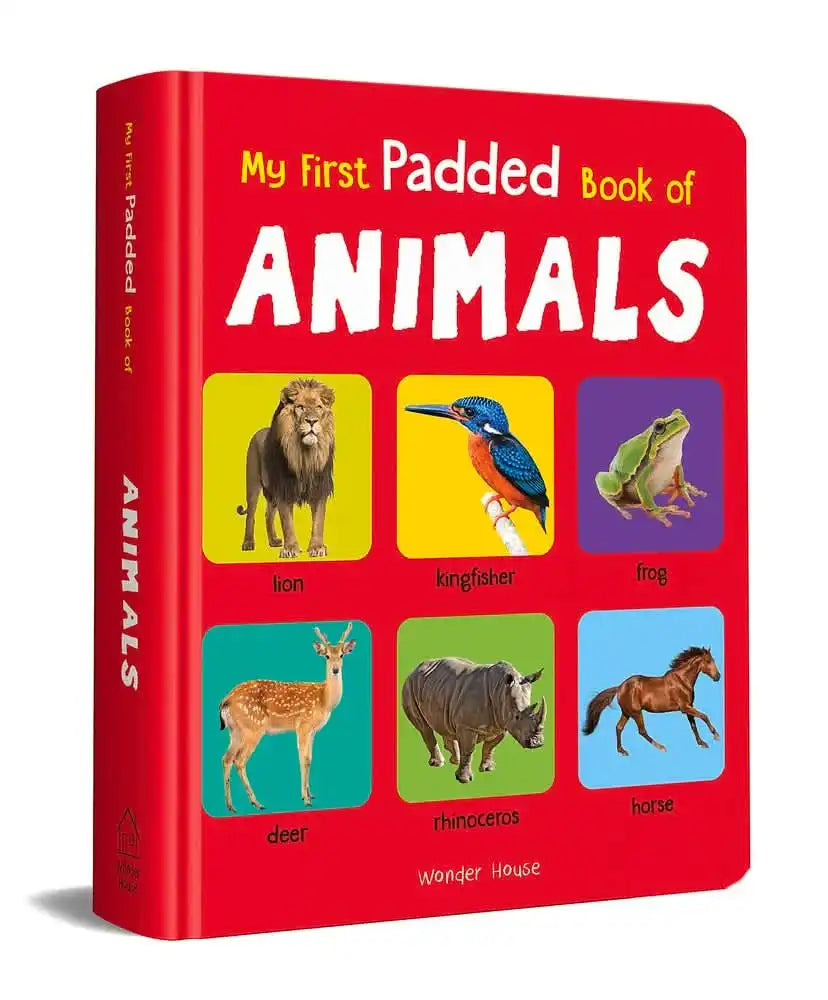 My First Padded Book Of Animals - Early Learning Padded Board Books For Children