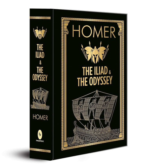 Homer - The Iliad And The Odyssey (Deluxe Hardbound Edition)