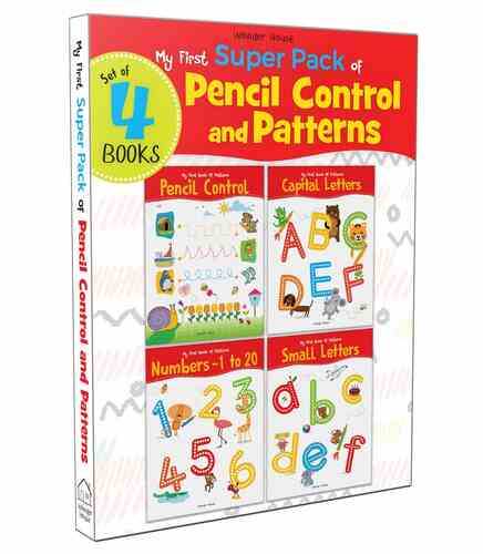 My First Super Boxset Of Pencil Control And Patterns : Pack Of 4 Interactive Activity Books To Pract