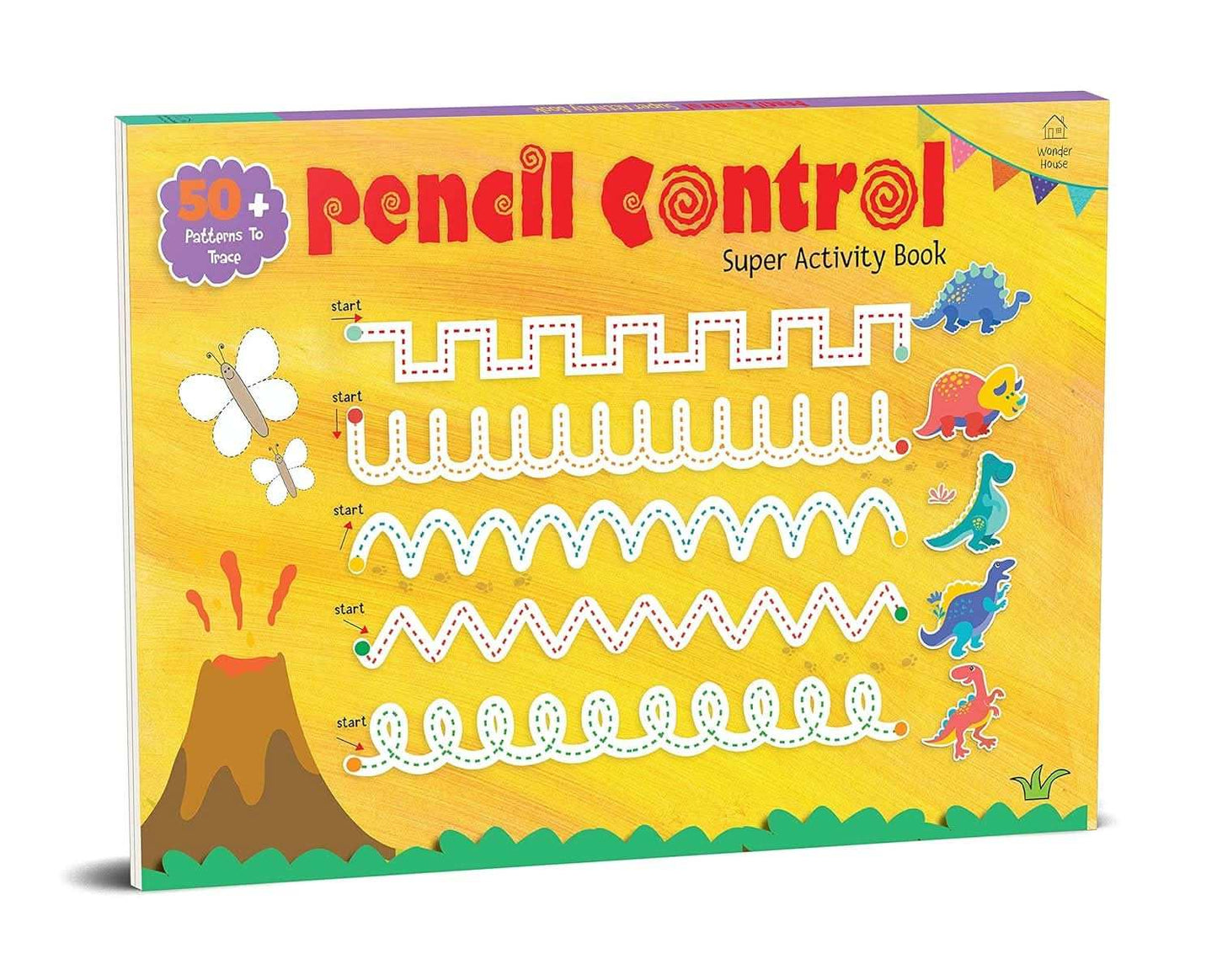 Pencil Control Super Activity Book  - Activity Book For Children