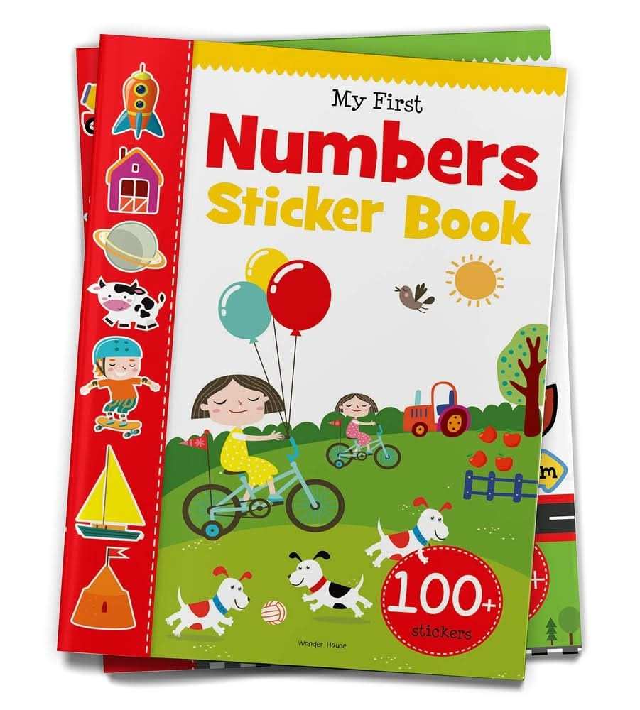 My First Numbers Sticker Book - Exciting Sticker Book With 100 Stickers