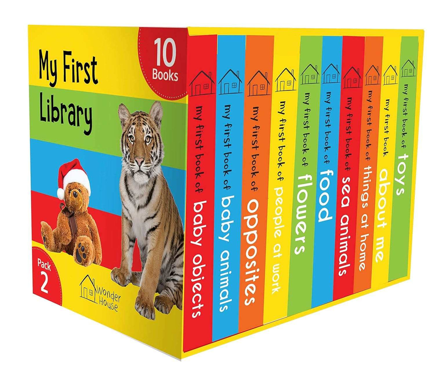My First Library Pack 2 - Boxset Of 10 Board Books For Kids